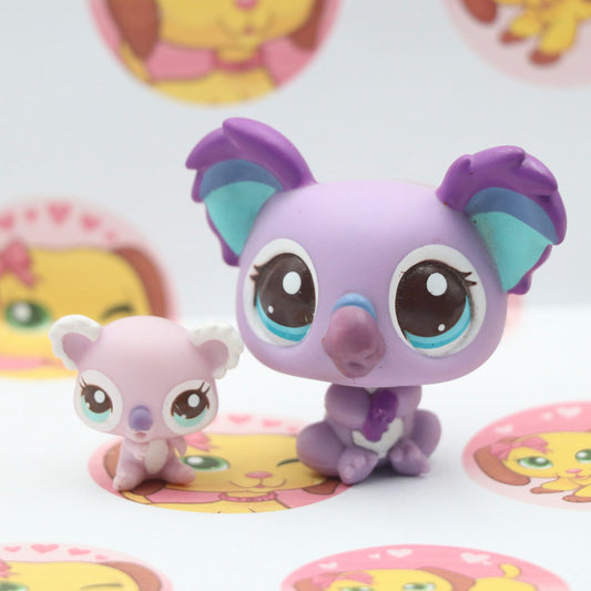LPS RARE Mommy And Baby Koalas Set