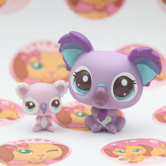 LPS RARE Mommy And Baby Koalas Set