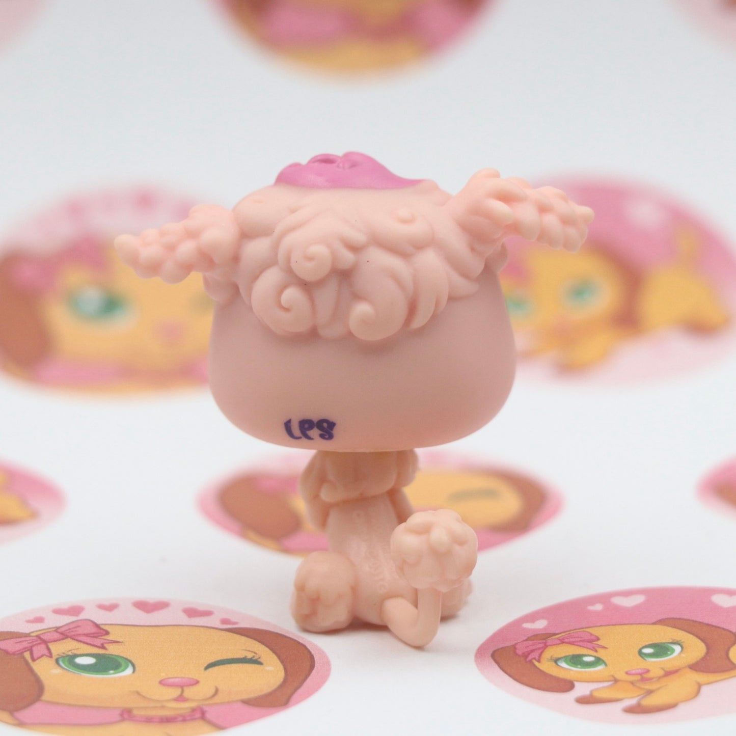 LPS RARE Blind Bag Dog Poodle #2177